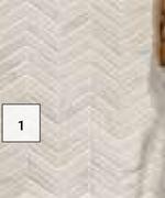 Douglas Jones Chevron Carrara Mosaic Tiles 850002577-Per 3Pack