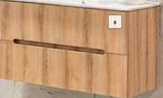 Lusso 2-Drawer Moderno Wall-Mounted Vanity 783651