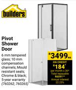 Builders Pivot Shower Door 760262, 760265-Each
