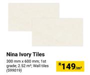 Nina Ivory Tiles 599019-PerSqm