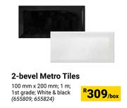 2-Bevel Metro Tiles 655809, 655824-Per Box