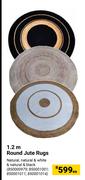 1.2m Round Jute Rugs-Each