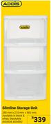 Addis Slimline Storage Unit