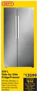 Defy 559L Side By Side Fridge/Freezer DFF436