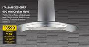 Italian Designer 900mm Cooker Hood
