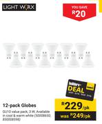 Lightworx 12 Pack Globes-Per Pack