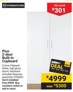 Home & Kitchen Pico 2 Door Built In Cupboard