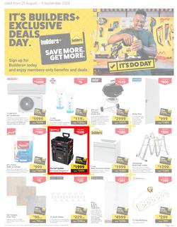 Builders : Save More, Get More (20 August - 09 September 2024), page 1