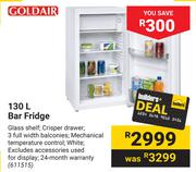 Goldair 130L Bar Fridge