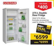 Goldair 275L Double Door Fridge