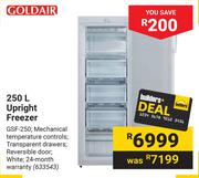 Goldair 250L Upright Freezer
