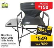 Campmaster Director's Chair With Side Table