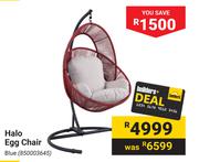 Halo Egg Chair Blue