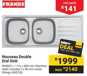 Franke Nouveau Double End Sink 405709