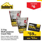 Builders Multi-Purpose Crack Filler 653220-2.5kg Each