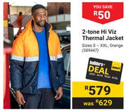 2 Tone Hi Viz Thermal Jacket 589447