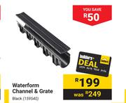 Waterform Channel & Grate Black 159540