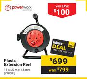 Powerworx Plastic Extension Reel 770087