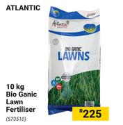 Atlantic 10Kg Bio Ganic Lawn Fertiliser