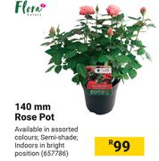 Flora 140mm Rose Pot