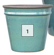 Decor Features 260mm Diamond Glaze Cone Pot-Each
