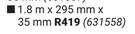Round Log Roll-1.8m x 295mm x 35mm