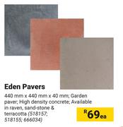 Eden Pavers-440mm x 440mm x 40mm Each