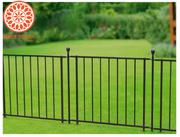 First Dutch Metal Fence Black Small-970mm x 30mm x 30mm