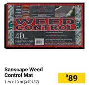 Sanscape Weed Control Mat-1m x 10m