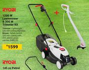Ryobi 1200W Lawnmower & 300W Trimmer Kit