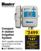 Hunter Compact 4 Station Iriigation System