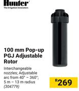 Hunter 100mm Pop Up PGJ Adjustable Rotor