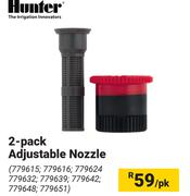 Hunter 2 Pack Adjustable Nozzle-Per Pack