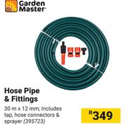 Garden Master Hose Pipe & Fittings