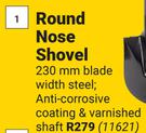 Lasher Round Nose Shovel