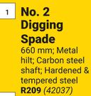 Lasher No.2 Digging Spade