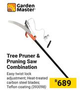 Garden Master Tree Pruner & Pruning Saw Combination