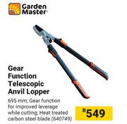Garden Master Gear Function Telescopic Anvil Lopper