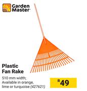 Garden Master Plastic Fan Rake