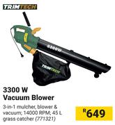 Trimtech 3300W Vacuum Blower