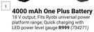 Ryobi 4000 mAh One Plus Battery