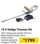 Ryobi 18V Hedge Trimmer Kit