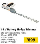 Ryobi 18V Battery Hedge Trimmer