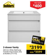 Builders 2-Drawer Vanity 771714