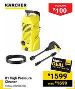 Karcher K1 High Pressure Cleaner (Yellow) 850008403