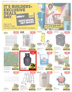 Builders : Save More, Get More (17 September - 07 October 2024), page 1