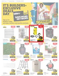 Builders : Save More, Get More (17 September - 07 October 2024), page 1