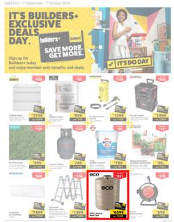 Builders : Save More, Get More (17 September - 07 October 2024), page 1