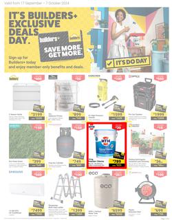 Builders : Save More, Get More (17 September - 07 October 2024), page 1