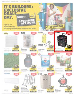 Builders : Save More, Get More (17 September - 07 October 2024), page 1